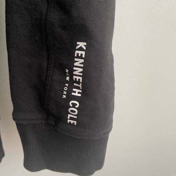 Kenneth Cole 1/4 Zip Sweatshirt Navy Blue Pullover Sz L - Picture 4 of 11